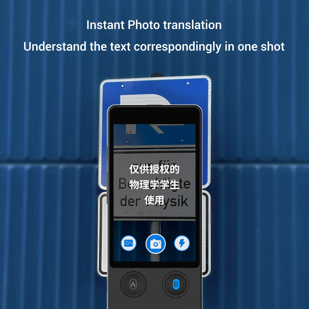 Wooask [W12] Translator Device,Real Time Language Translator, Instant Voice Offline Translator,for Travel Business Learning