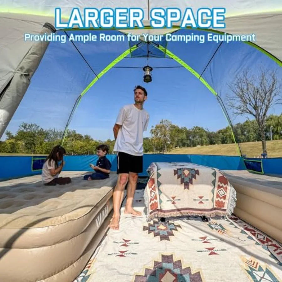 6 Person Large Waterproof Family Tents for Camping, Screened Camping Tent with Screen Porch, Bug-Free Relaxation & Easy Setup, I