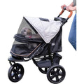 Pet Gear No-Zip AT3 Pet Stroller or Cats/Dogs, ZipperlEntry, Easy One-Hand old, Jng Tires, Removable Liner, Cup Holder + Storage