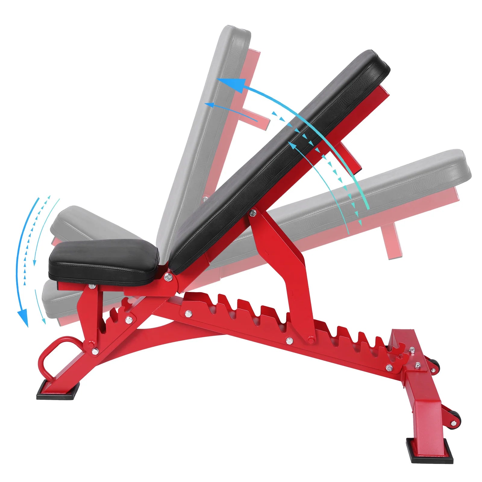 Weight Bench Adjustable Workout Bench Fitness Equipment for Garage and Home Gym Workouts