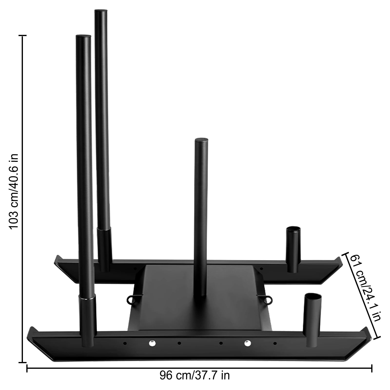VEVOR Weight Sled Pull Power Sled Workout Harness Tire Pulling Sled Football Workout Equipment Weight Drag Sled Strap