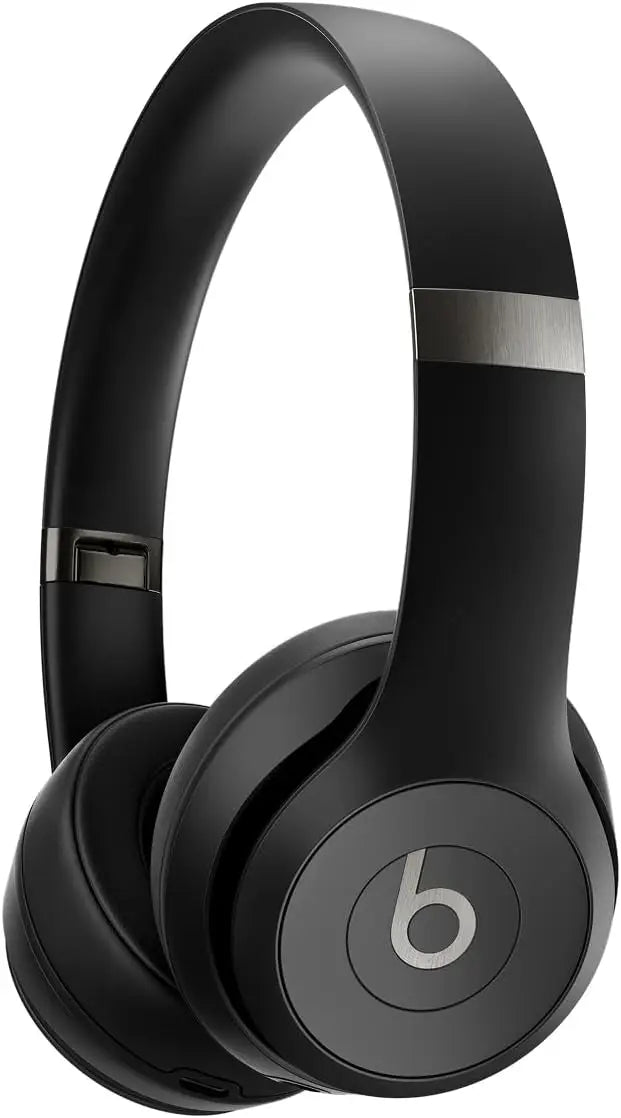Wireless On-Ear Headphones with 50-Hour Battery, Lightweight Comfort, Balanced Sound for Apple & Android - Matte Black