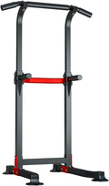 Power Tower Dip Station with Pull-Up Bar – Adjustable Height, Non-Slip Base, 330lbs Capacity Home Gym Equipment
