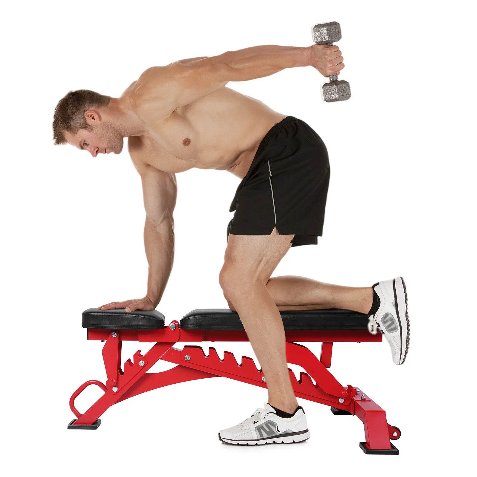 Weight Bench Adjustable Workout Bench Fitness Equipment for Garage and Home Gym Workouts